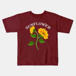 sunflower beatiful Kids T-Shirt